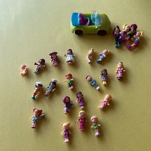 Polly Pocket figures- lot of 19